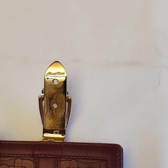 GUCCI Vintage Bordeaux Leather Compact Wallet w COA - Picture 5 of 16